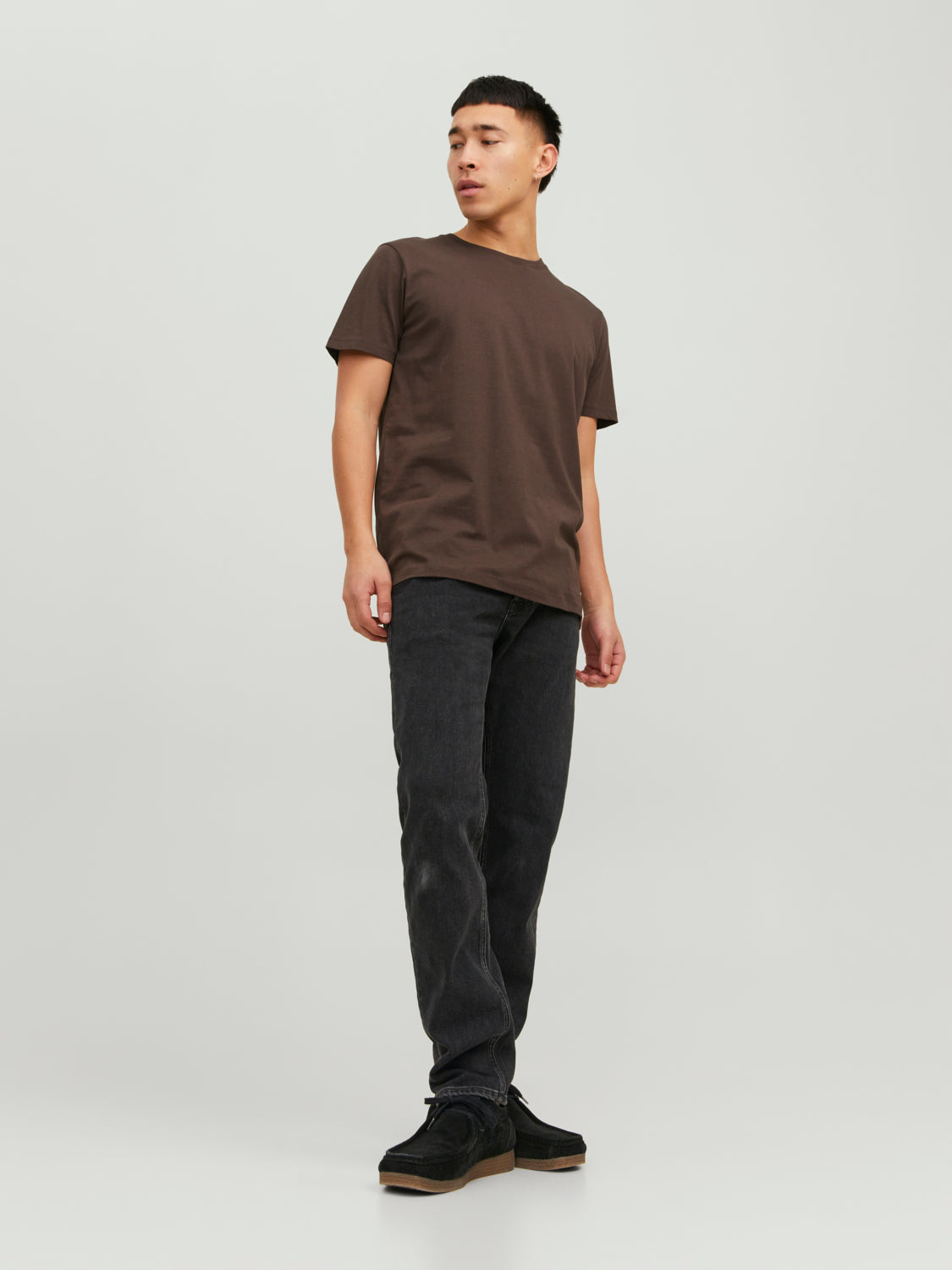 JJEORGANIC T-Shirt - Seal Brown