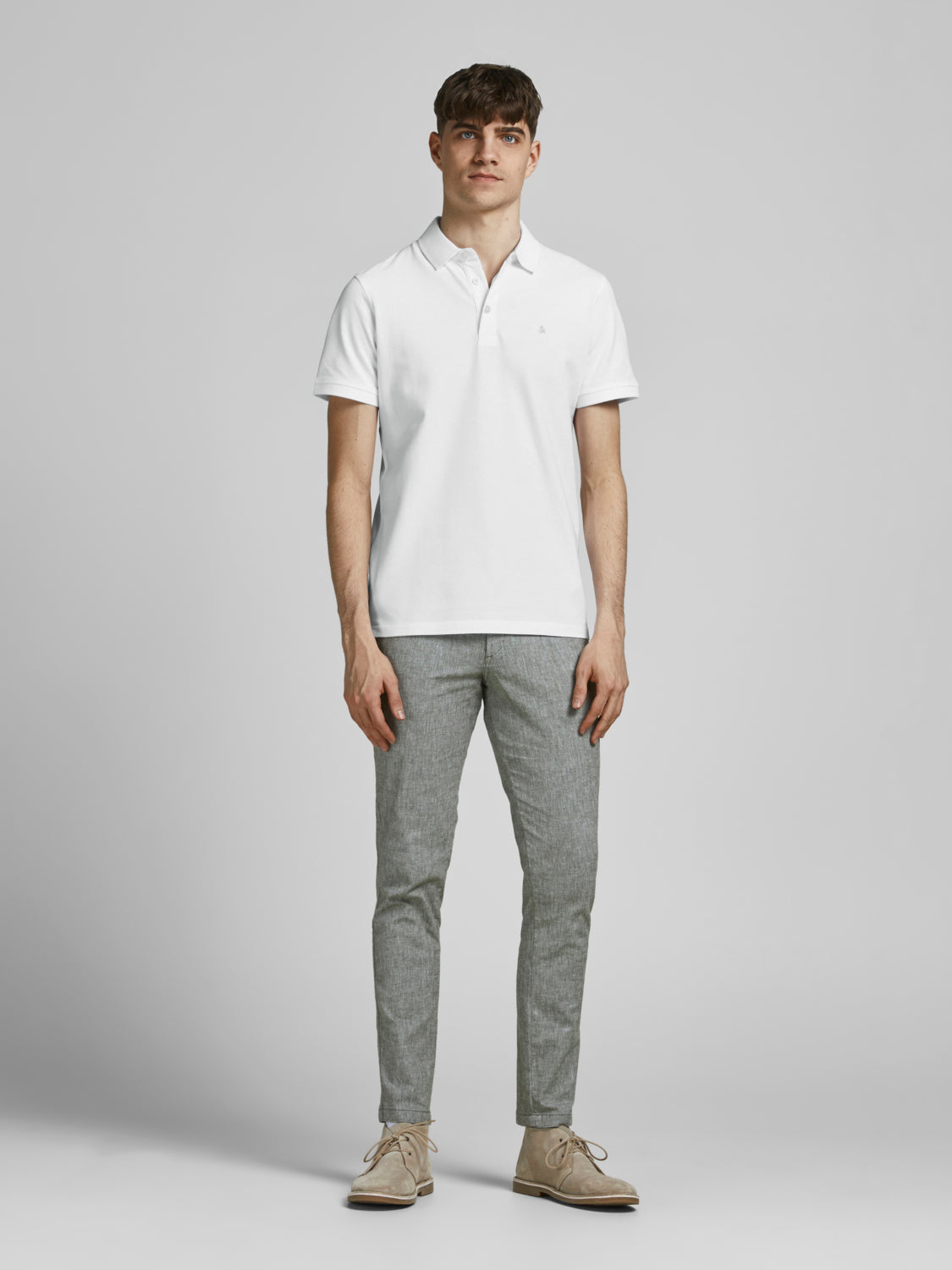 JJEPAULOS Polo Shirt - white