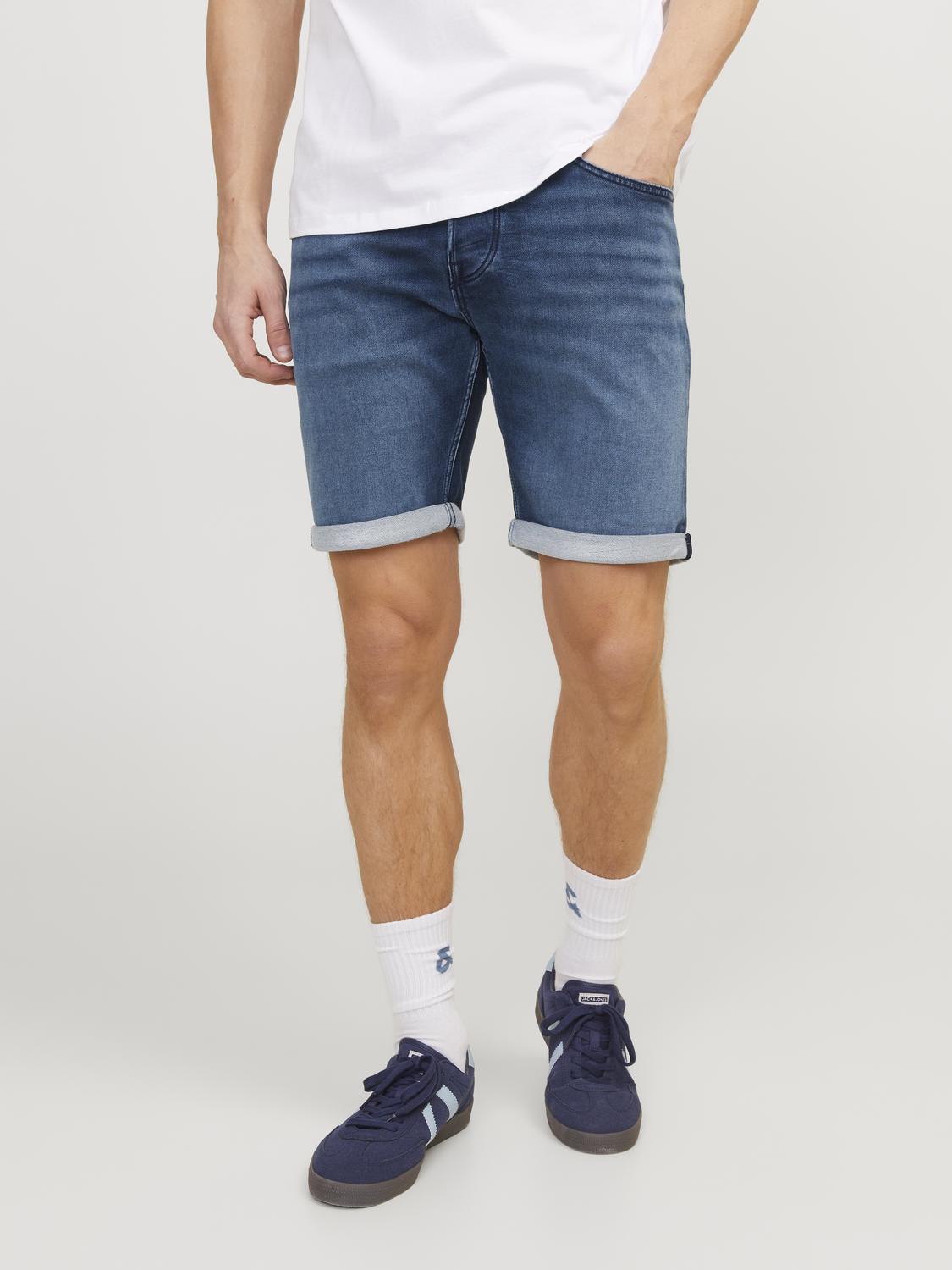 JJIRICK Shorts - Blue Denim