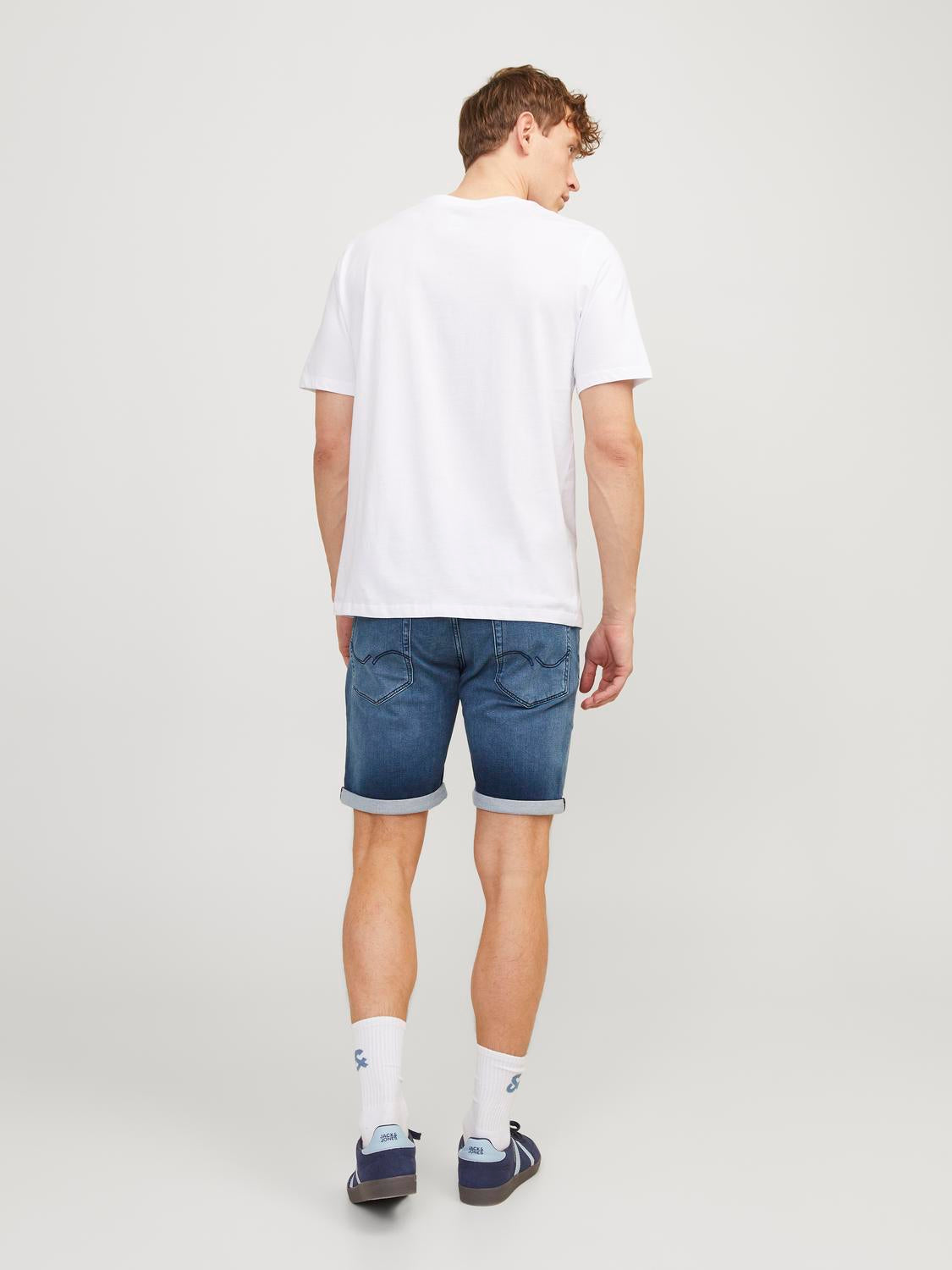 JJIRICK Shorts - Blue Denim