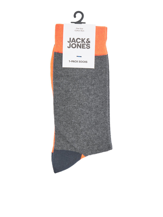 JACATTA Socks - Dark Grey Melange