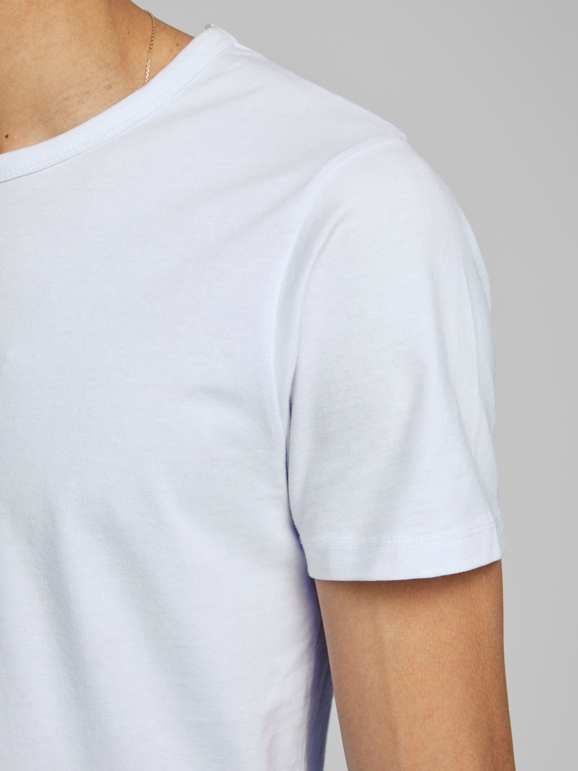 JJEBASIC T-shirt - optical white