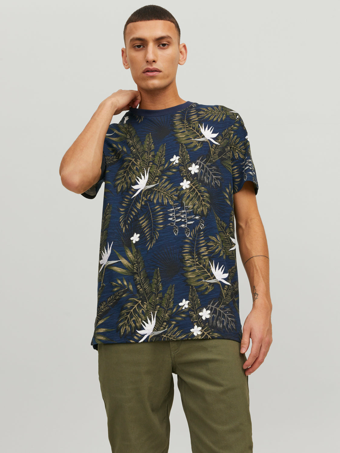 JPRBLATROPIC T-Shirt - Navy Blazer