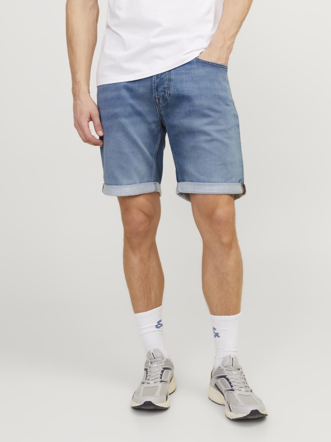 JJIRICK Shorts - Blue Denim