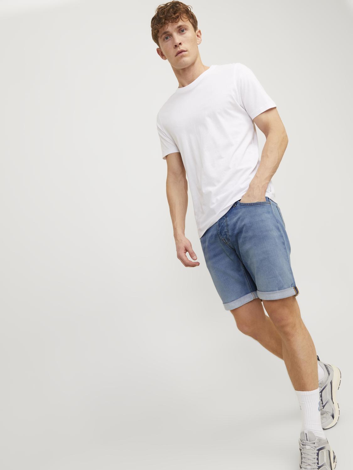 JJIRICK Shorts - Blue Denim