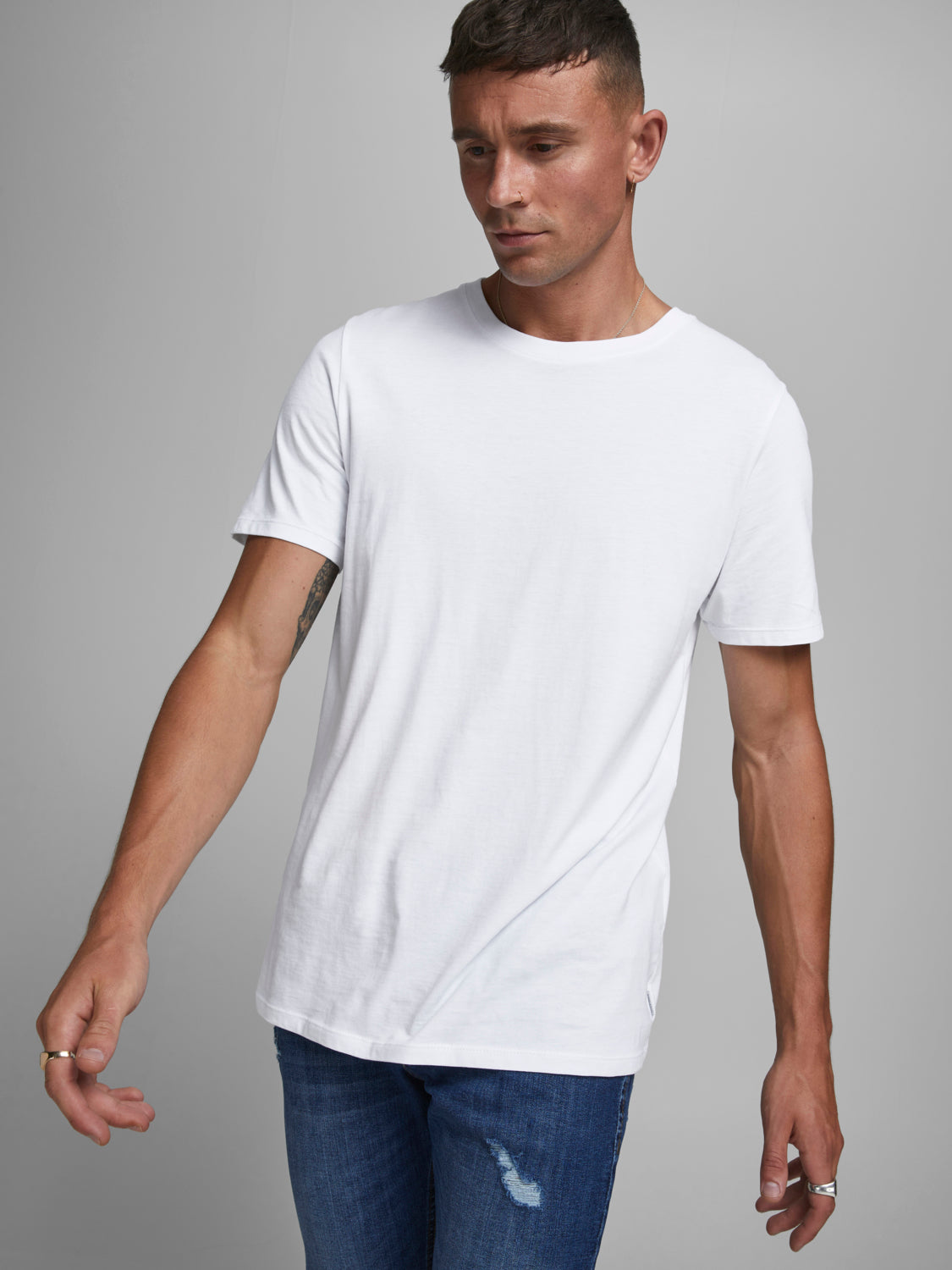 JJEORGANIC T-shirt - white